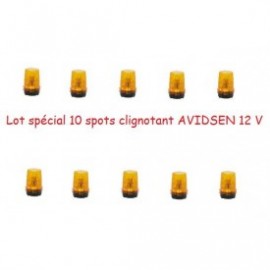 LOT DE 10 ASTRELL Feux clignotants