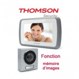Thomson Interphone vidéo couleur Ecran 7" Mémoire passages