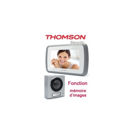 Thomson Interphone vidéo couleur Ecran 7" Mémoire passages