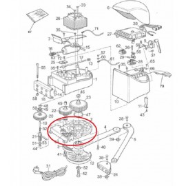 Mhouse Ws2 Ww2 Support bas moteur