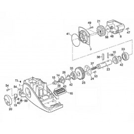 Mhouse SL1 SL1S Embase moteur complète